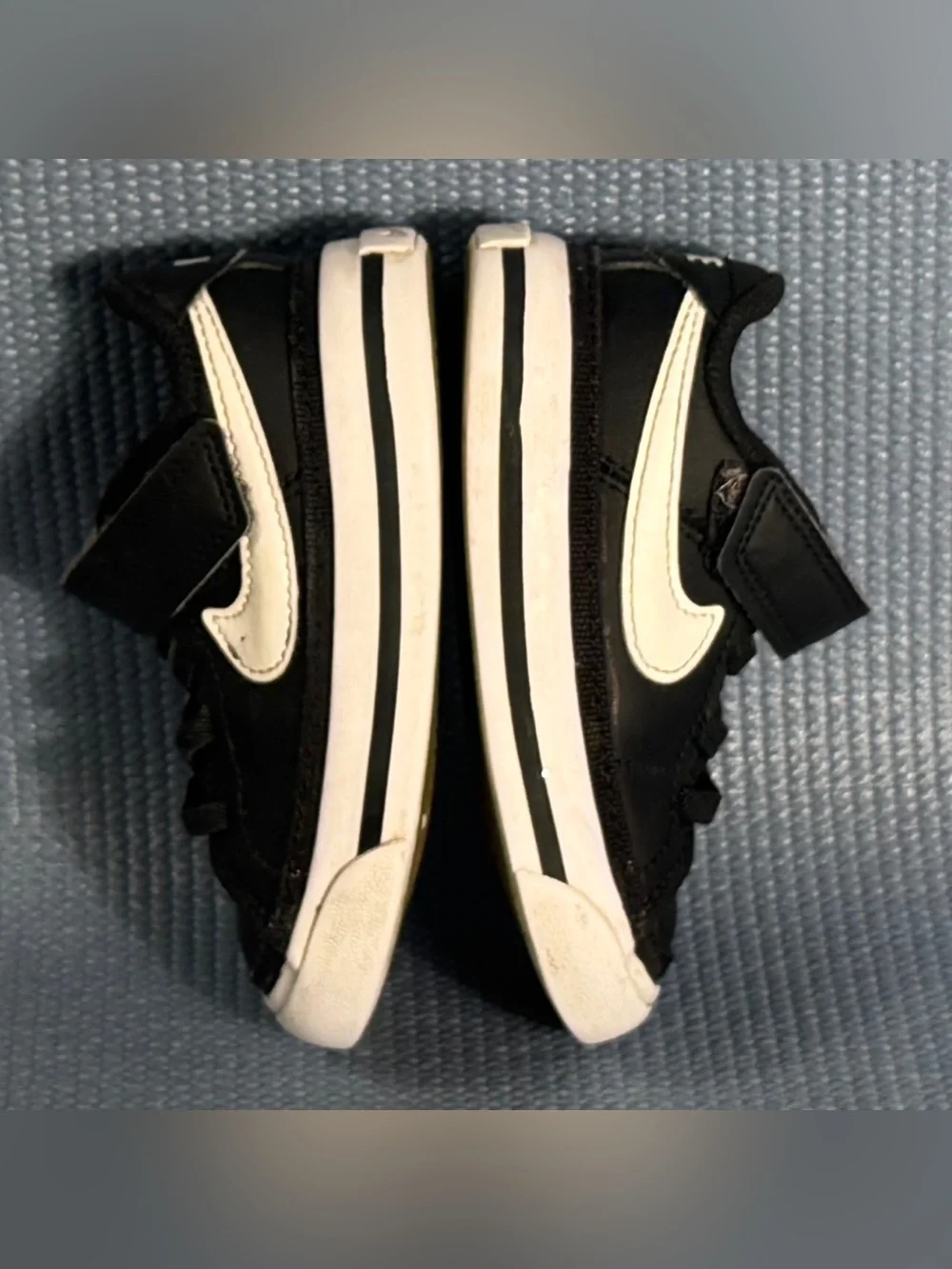 Nike Court Legacy Baby/Toddler Black/White Shoes Size 5C